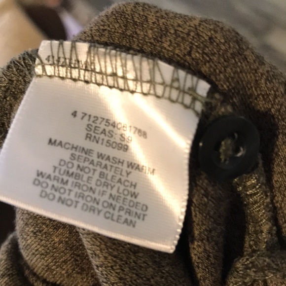 COVINGTON MENS CASUAL SHIRT ARMY GREEN SIZE XL GREAT CONDITION! - Picture 5 of 6